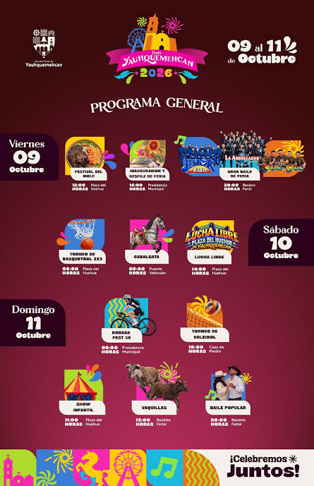 La Feria Yauhquemehcan 2026 ya está aquí